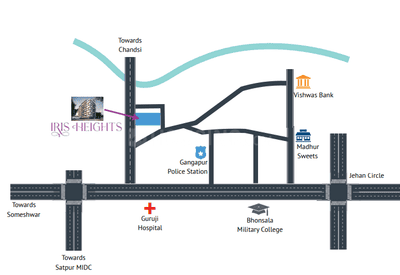 Project Image of 990.0 - 1466.0 Sq.ft 2 BHK Apartment for buy in Samarth Iris Heights