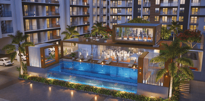 Project Image of 496.43 - 608.7 Sq.ft 1 BHK Apartment for buy in Roshan Milestone Wing E