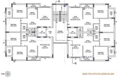Project Image of 523.02 - 538.09 Sq.ft 2 BHK Apartment for buy in Flora Unique