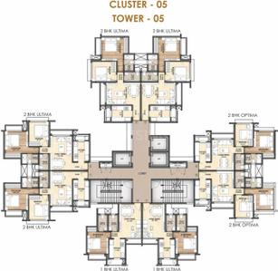 Project Image of 406.12 - 576.41 Sq.ft 1 BHK Apartment for buy in Runwal My City Phase II Cluster 05 Part I