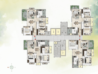 Project Image of 1566.0 - 2864.0 Sq.ft 2 BHK Apartment for buy in Sri Sri Sattva