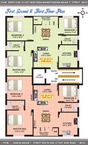 Project Image of 0.0 - 1040.0 Sq.ft 3 BHK Apartment for buy in Eeshani Sree Illam