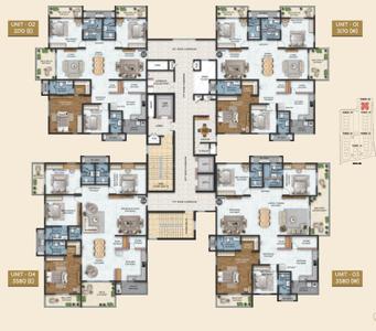 Project Image of 1650.65 - 16720.12 Sq.ft 3 BHK Apartment for buy in Cybercity Stone Ridge North