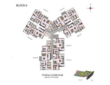 Project Image of 1307.0 - 2581.0 Sq.ft 2 BHK Apartment for buy in Casagrand Aquagrove