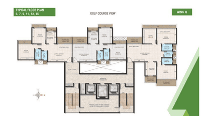 Project Image of 783.0 - 826.0 Sq.ft 3 BHK Apartment for buy in Bhagwati Greens 3
