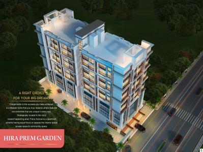 Project Image of 368.99 - 659.4 Sq.ft 1 BHK Apartment for buy in Om Jai Kavish Hira Prem Gardens
