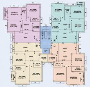 Project Image of 865.0 - 1305.0 Sq.ft 2 BHK Apartment for buy in Starlite Sunny Bliss