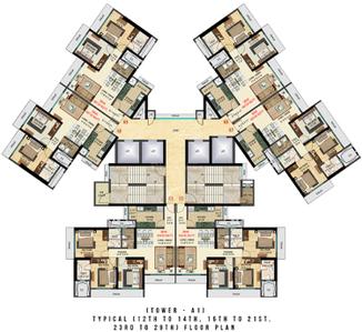 Project Image of 725.0 - 887.0 Sq.ft 2 BHK Apartment for buy in Bhoomi Celestia A1 Wing