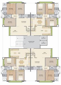 Project Image of 1050.56 - 1189.95 Sq.ft 3 BHK Apartment for buy in VB Sai Aashish Paradise
