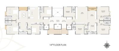 Project Image of 0.0 - 1274.77 Sq.ft 4 BHK Apartment for buy in Aastha Sh Sanidhya Heaven