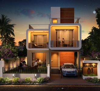 Project Image of 1538.0 - 1881.0 Sq.ft 3.5 BHK Villa for buy in Shrachi Magnolia II Renaissance