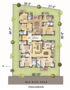 Project Image of 0.0 - 1461.0 Sq.ft 3 BHK Apartment for buy in Redbrick Rathnam