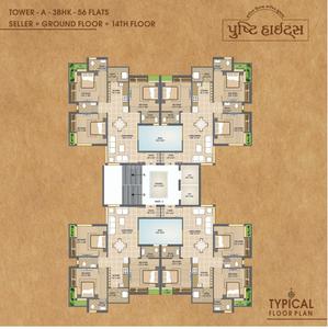 Project Image of 509.67 - 624.63 Sq.ft 2 BHK Apartment for buy in Pusti Heights