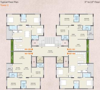 Project Image of 1028.92 - 1030.21 Sq.ft 3 BHK Apartment for buy in Cubicon Altosa Impera