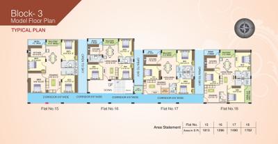 Project Image of 1640.0 - 1950.0 Sq.ft 3 BHK Apartment for buy in Akash Lake View
