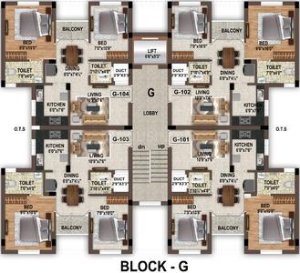 Project Image of 349.5 - 885.55 Sq.ft 2 BHK Apartment for buy in Optima Diamond