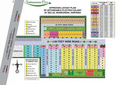 Project Image of 1382.4 - 1557.9 Sq.ft Residential Plot Plot for buy in SpringWoods City