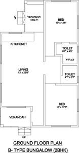 Project Image of 546.0 - 1092.0 Sq.ft 1 BHK Villa for buy in Bhide Euro Ville Phase I Villa