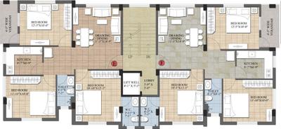 Project Image of 830.0 - 1146.0 Sq.ft 2 BHK Apartment for buy in Red Purple Sunflower