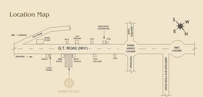 Project Image of 1751.0 - 4777.0 Sq.ft 3 BHK Apartment for buy in DLF Park Place
