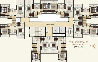 Project Image of 590 Sq.ft 1 BHK Apartment / Flat for sale in Nalasopara West for Rs. 2650000