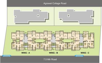 Project Image of 363.0 - 624.0 Sq.ft 1 BHK Apartment for buy in Shrinath Anand Homes Wing A B C
