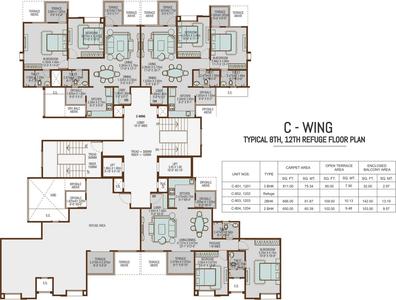 Project Image of 586.0 - 951.0 Sq.ft 2 BHK Apartment for buy in Vertical Alcinia Phase III