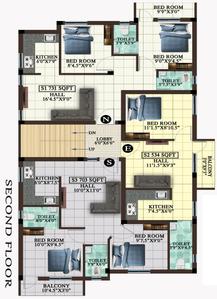 Project Image of 385.0 - 599.0 Sq.ft 1 BHK Apartment for buy in MP Sanvi