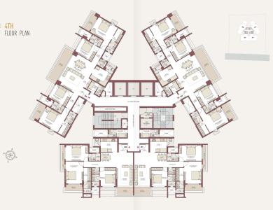 Project Image of 2456.0 - 3355.0 Sq.ft 3 BHK Apartment for buy in Emerald Horizon Tower