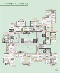 Project Image of 517.0 - 881.0 Sq.ft 2 BHK Apartment for buy in Vaishnav Muktangan