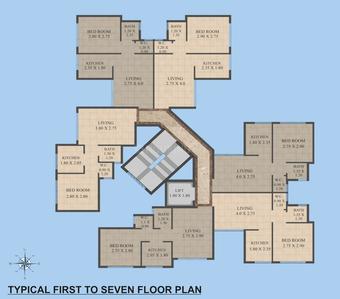 Project Image of 0.0 - 301.5 Sq.ft 1 BHK Apartment for buy in Haware Leela Homes