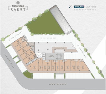 Project Image of 1058.63 - 1062.18 Sq.ft 3 BHK Apartment for buy in Sudarshan Saket