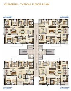 Project Image of 1530 Sq.ft 2 BHK Apartment / Flat for sale in Kondapur for Rs. 14582500