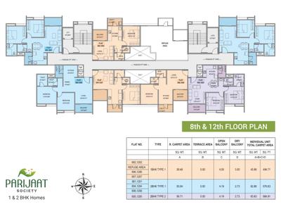 Project Image of 413.98 - 614.51 Sq.ft 1 BHK Apartment for buy in GKC Parijaat