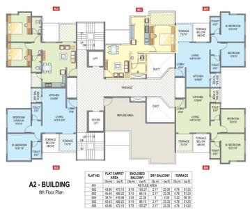 Project Image of 357.0 - 519.0 Sq.ft 1 BHK Apartment for buy in Mont Vert Sunshine Joy Phase 2