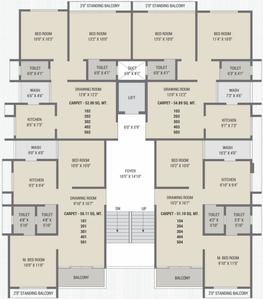 Project Image of 1080.0 - 1143.0 Sq.ft 2 BHK Apartment for buy in Shreeji Jaldeep Residency