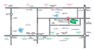 Project Image of 464.68 - 1210.94 Sq.ft 1 BHK Apartment for buy in Sattva Forest Ridge