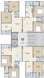 Project Image of 641.96 - 722.8 Sq.ft 3 BHK Apartment for buy in Shiv Shivanta Sky