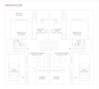 Project Image of 720.11 - 779.95 Sq.ft 2 BHK Villa for buy in Shree Siddhivinayak Bunglows