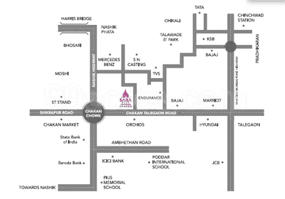 Project Image of 324.53 - 360.05 Sq.ft 1 BHK Apartment for buy in Sara City Tower C3