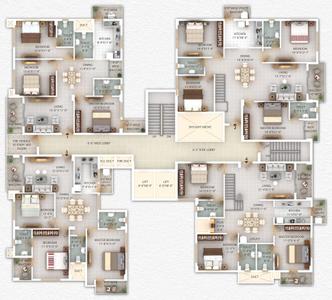 Project Image of 1625.0 - 2396.0 Sq.ft 3 BHK Apartment for buy in Prarthana Uma Exotica