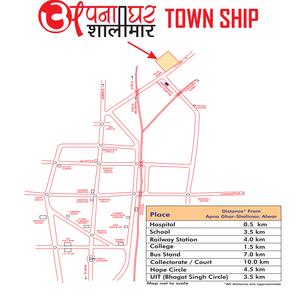 Trehan Apna Ghar Shalimar Phase III Block C And D Location Plan 1