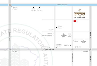 Shree Jagannath Hill Location Plan 1
