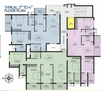 Project Image of 1167.46 - 2290.37 Sq.ft 2 BHK Apartment for buy in Fortune Hill Side