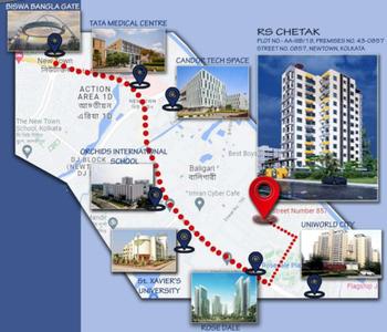 Project Image of 0.0 - 1585.0 Sq.ft 3 BHK Apartment for buy in Bengal RS Chetak