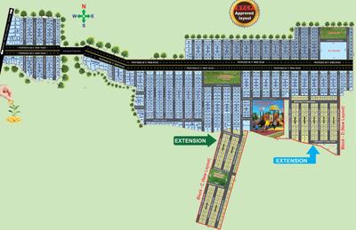 Project Image of 0.0 - 1350.0 Sq.ft Residential Plot Plot for buy in Mahagiri Diamond City Phase 1