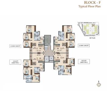 Project Image of 992.0 - 1416.0 Sq.ft 2 BHK Apartment for buy in Sattva Laurel Heights