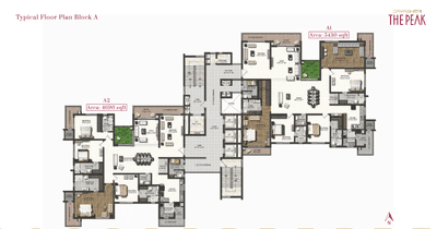 Project Image of 4395.0 - 5440.0 Sq.ft 4 BHK Apartment for buy in Jayabheri The Peak