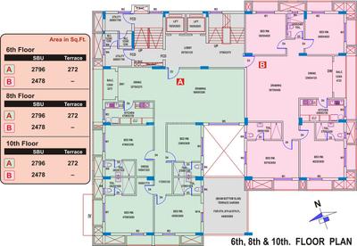 Project Image of 2478.0 - 2796.0 Sq.ft 4 BHK Apartment for buy in PS Premiera