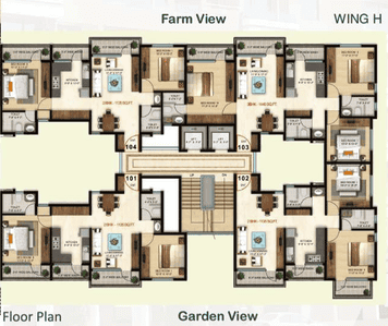 Project Image of 950 Sq.ft 2 BHK Apartment / Flat for sale in Umbergaon Town for Rs. 3200000